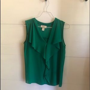 Loft sleeveless shirt.